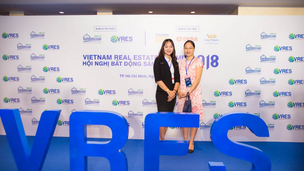Nhà triển lãm tại Hội nghị bất động sản Việt Nam tại khách sạn Sheraton- Tháng 12 năm 2018