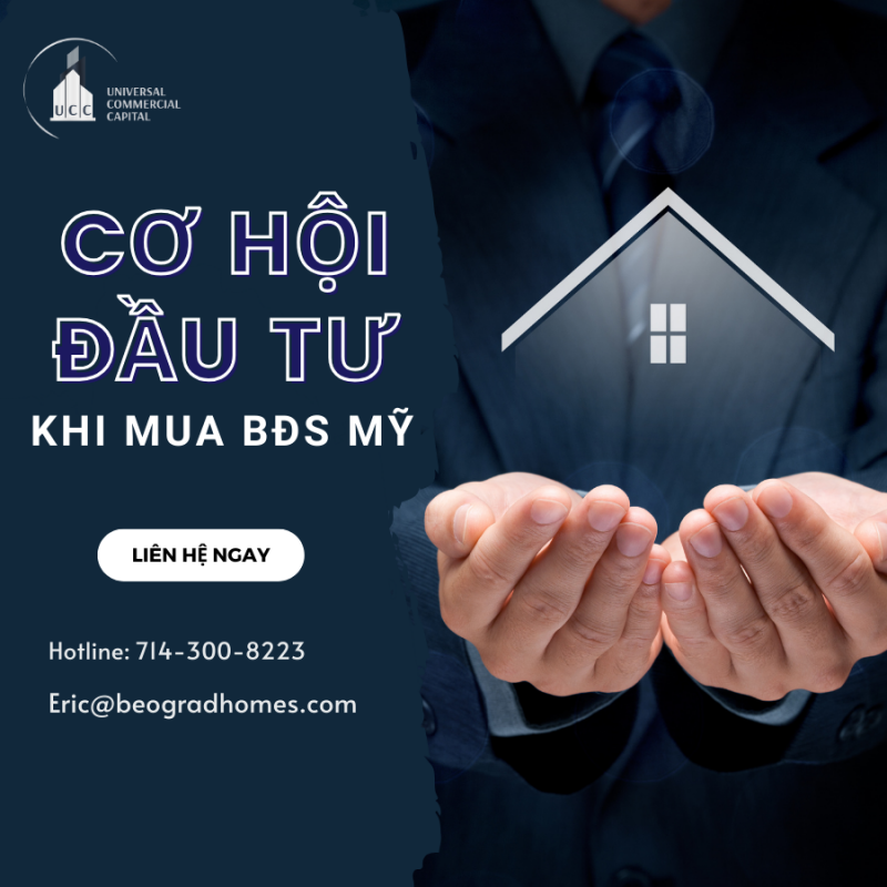 CƠ HỘI ĐẦU TƯ KHI GIÁ NHÀ MỚI TẠI MỸ TĂNG MẠNH