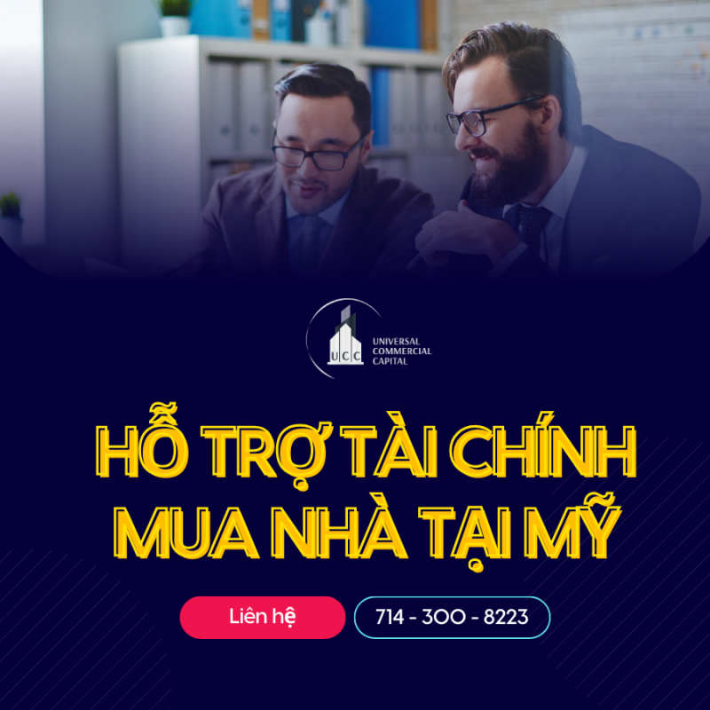 UCC HỖ TRỢ TÀI CHÍNH MUA NHÀ HÀNG ĐẦU TẠI MỸ