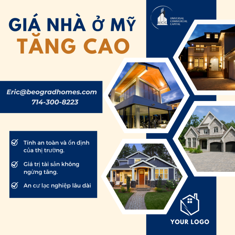 GÍA NHÀ Ở MỸ VỚI XU HƯỚNG TĂNG CAO